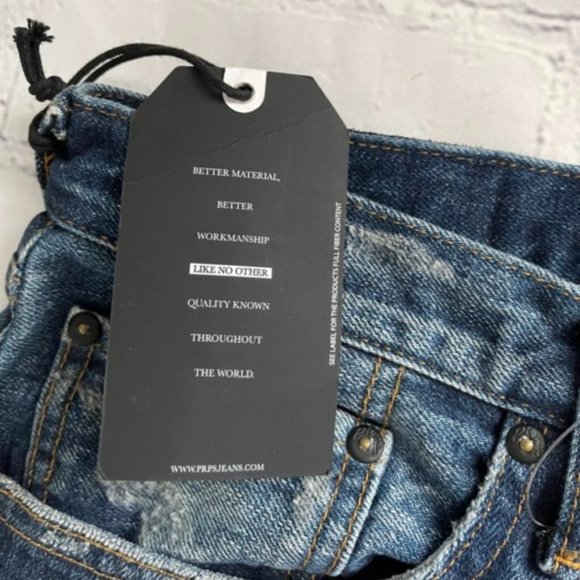 PRPS Le Sabre Slim Fit Jeans In Cimabue - Picture 5 of 11